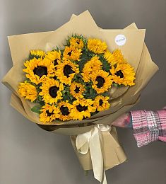 Букет "21 подсолнух"