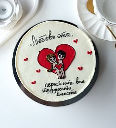 Бенто - торт М «Любовь — это...»